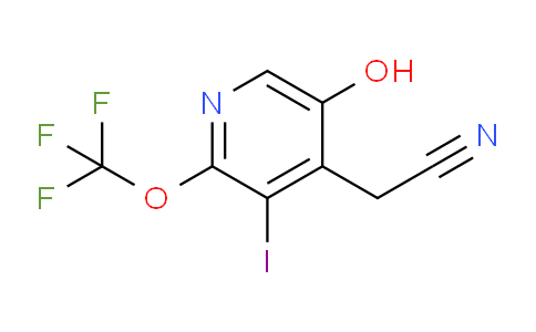 5-Hydroxy-3-iodo-2-(trifluoromethoxy)pyridine-4-acetonitrile