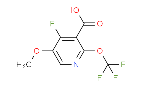 4-Fluoro-5-methoxy-2-(trifluoromethoxy)pyridine-3-carboxylic acid