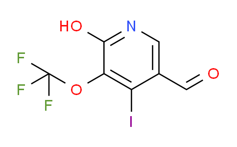 2-Hydroxy-4-iodo-3-(trifluoromethoxy)pyridine-5-carboxaldehyde