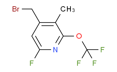 4-(Bromomethyl)-6-fluoro-3-methyl-2-(trifluoromethoxy)pyridine