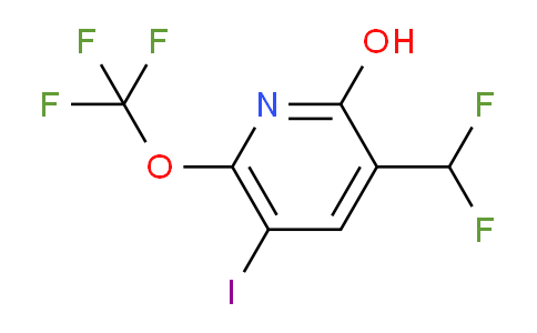 3-(Difluoromethyl)-2-hydroxy-5-iodo-6-(trifluoromethoxy)pyridine