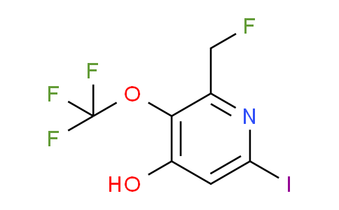 2-(Fluoromethyl)-4-hydroxy-6-iodo-3-(trifluoromethoxy)pyridine
