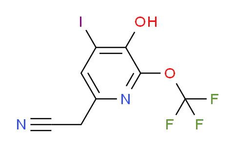3-Hydroxy-4-iodo-2-(trifluoromethoxy)pyridine-6-acetonitrile