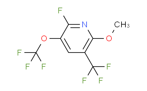 2-Fluoro-6-methoxy-3-(trifluoromethoxy)-5-(trifluoromethyl)pyridine