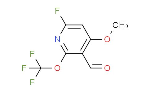 6-Fluoro-4-methoxy-2-(trifluoromethoxy)pyridine-3-carboxaldehyde