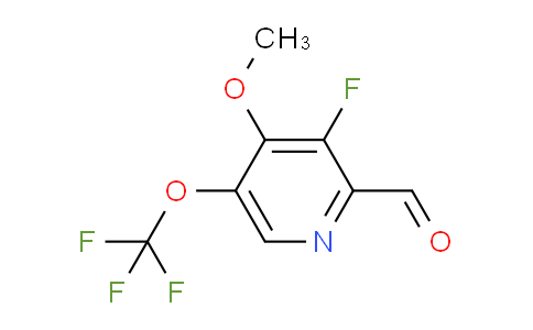 AM213312 | 1804328-16-2 | 3-Fluoro-4-methoxy-5-(trifluoromethoxy)pyridine-2-carboxaldehyde