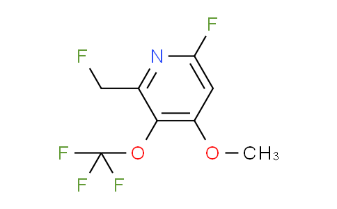 6-Fluoro-2-(fluoromethyl)-4-methoxy-3-(trifluoromethoxy)pyridine