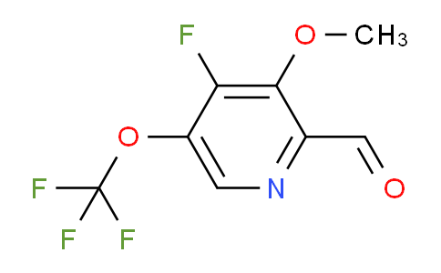 AM213316 | 1804793-54-1 | 4-Fluoro-3-methoxy-5-(trifluoromethoxy)pyridine-2-carboxaldehyde