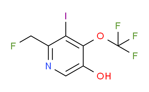2-(Fluoromethyl)-5-hydroxy-3-iodo-4-(trifluoromethoxy)pyridine