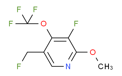 3-Fluoro-5-(fluoromethyl)-2-methoxy-4-(trifluoromethoxy)pyridine