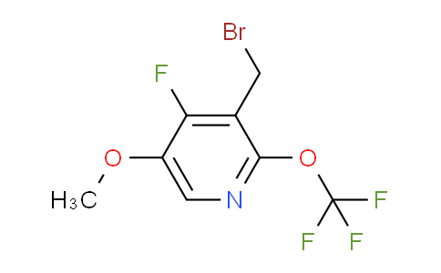 3-(Bromomethyl)-4-fluoro-5-methoxy-2-(trifluoromethoxy)pyridine