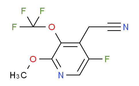 5-Fluoro-2-methoxy-3-(trifluoromethoxy)pyridine-4-acetonitrile