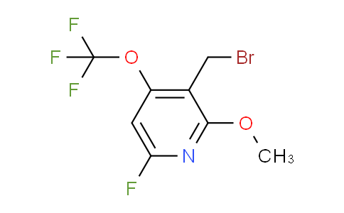 3-(Bromomethyl)-6-fluoro-2-methoxy-4-(trifluoromethoxy)pyridine