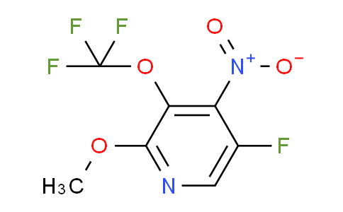 5-Fluoro-2-methoxy-4-nitro-3-(trifluoromethoxy)pyridine