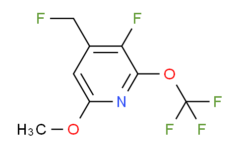 3-Fluoro-4-(fluoromethyl)-6-methoxy-2-(trifluoromethoxy)pyridine