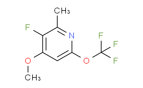 AM213370 | 1804743-00-7 | 3-Fluoro-4-methoxy-2-methyl-6-(trifluoromethoxy)pyridine