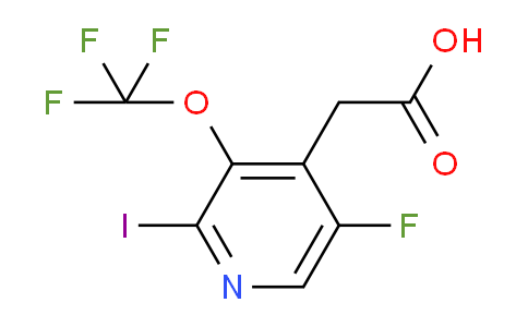5-Fluoro-2-iodo-3-(trifluoromethoxy)pyridine-4-acetic acid