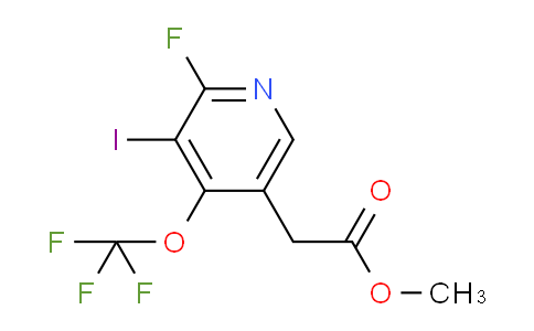 Methyl 2-fluoro-3-iodo-4-(trifluoromethoxy)pyridine-5-acetate