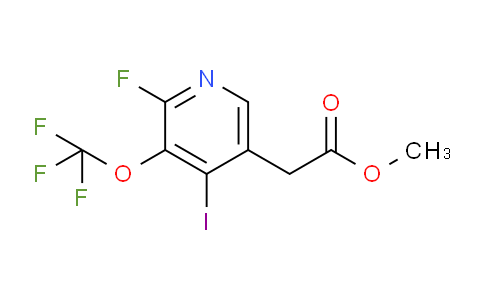 Methyl 2-fluoro-4-iodo-3-(trifluoromethoxy)pyridine-5-acetate
