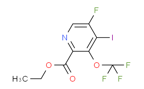 Ethyl 5-fluoro-4-iodo-3-(trifluoromethoxy)pyridine-2-carboxylate