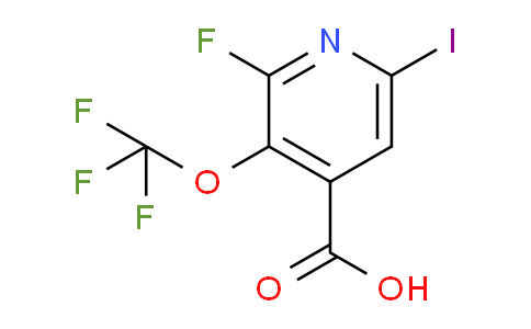 2-Fluoro-6-iodo-3-(trifluoromethoxy)pyridine-4-carboxylic acid