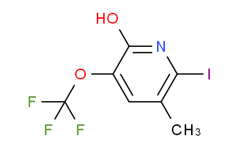 2-Hydroxy-6-iodo-5-methyl-3-(trifluoromethoxy)pyridine
