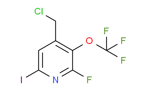 4-(Chloromethyl)-2-fluoro-6-iodo-3-(trifluoromethoxy)pyridine