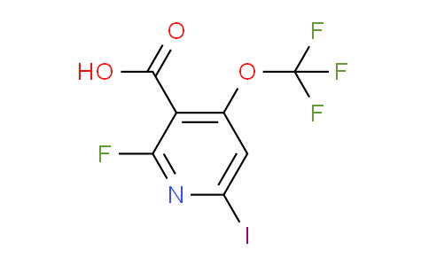 2-Fluoro-6-iodo-4-(trifluoromethoxy)pyridine-3-carboxylic acid