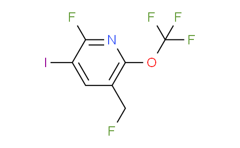 2-Fluoro-5-(fluoromethyl)-3-iodo-6-(trifluoromethoxy)pyridine