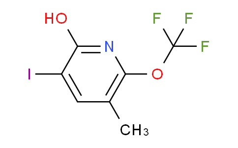 2-Hydroxy-3-iodo-5-methyl-6-(trifluoromethoxy)pyridine