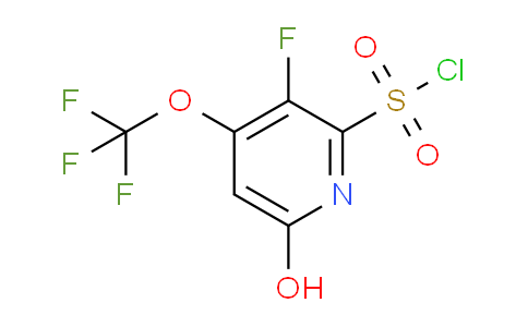 AM213485 | 1804307-33-2 | 3-Fluoro-6-hydroxy-4-(trifluoromethoxy)pyridine-2-sulfonyl chloride