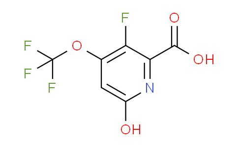 3-Fluoro-6-hydroxy-4-(trifluoromethoxy)pyridine-2-carboxylic acid