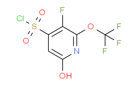 3-Fluoro-6-hydroxy-2-(trifluoromethoxy)pyridine-4-sulfonyl chloride
