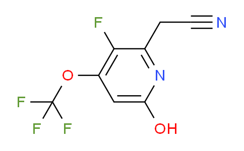 3-Fluoro-6-hydroxy-4-(trifluoromethoxy)pyridine-2-acetonitrile