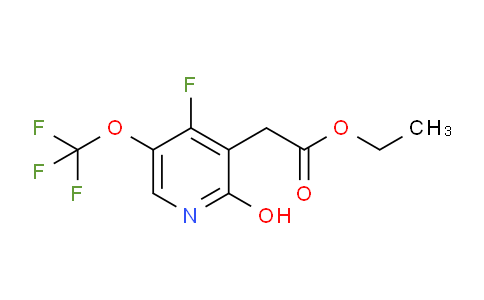 Ethyl 4-fluoro-2-hydroxy-5-(trifluoromethoxy)pyridine-3-acetate