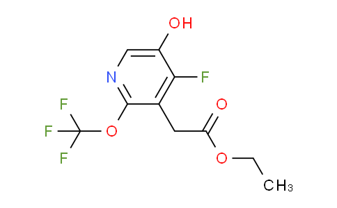 Ethyl 4-fluoro-5-hydroxy-2-(trifluoromethoxy)pyridine-3-acetate