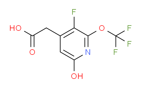 3-Fluoro-6-hydroxy-2-(trifluoromethoxy)pyridine-4-acetic acid
