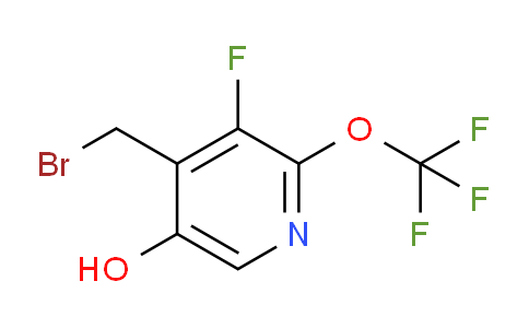 4-(Bromomethyl)-3-fluoro-5-hydroxy-2-(trifluoromethoxy)pyridine