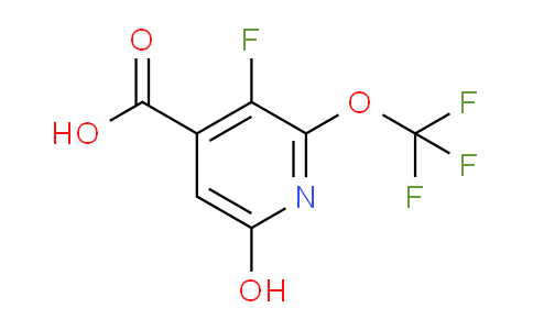 AM213558 | 1804740-25-7 | 3-Fluoro-6-hydroxy-2-(trifluoromethoxy)pyridine-4-carboxylic acid