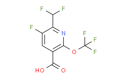 AM213562 | 1806264-91-4 | 2-(Difluoromethyl)-3-fluoro-6-(trifluoromethoxy)pyridine-5-carboxylic acid