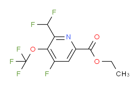 AM213565 | 1806264-69-6 | Ethyl 2-(difluoromethyl)-4-fluoro-3-(trifluoromethoxy)pyridine-6-carboxylate