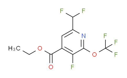 AM213567 | 1804765-95-4 | Ethyl 6-(difluoromethyl)-3-fluoro-2-(trifluoromethoxy)pyridine-4-carboxylate