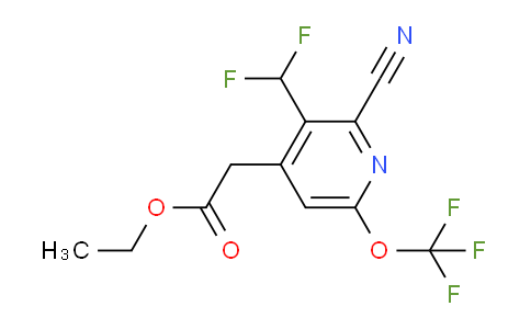 AM213582 | 1804810-51-2 | Ethyl 2-cyano-3-(difluoromethyl)-6-(trifluoromethoxy)pyridine-4-acetate