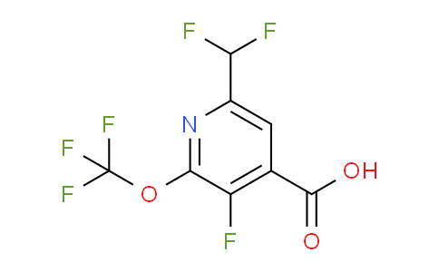 AM213584 | 1804763-75-4 | 6-(Difluoromethyl)-3-fluoro-2-(trifluoromethoxy)pyridine-4-carboxylic acid