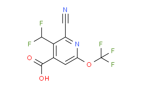 AM213594 | 1804739-46-5 | 2-Cyano-3-(difluoromethyl)-6-(trifluoromethoxy)pyridine-4-carboxylic acid