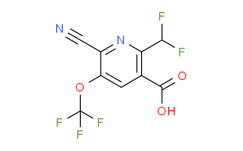AM213596 | 1803677-59-9 | 2-Cyano-6-(difluoromethyl)-3-(trifluoromethoxy)pyridine-5-carboxylic acid