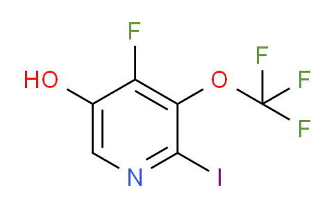 4-Fluoro-5-hydroxy-2-iodo-3-(trifluoromethoxy)pyridine