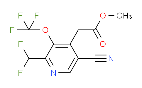 AM213619 | 1804625-93-1 | Methyl 5-cyano-2-(difluoromethyl)-3-(trifluoromethoxy)pyridine-4-acetate