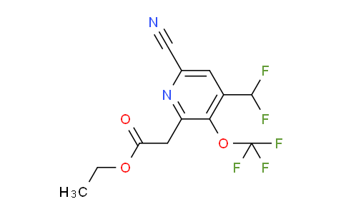 AM213621 | 1806718-75-1 | Ethyl 6-cyano-4-(difluoromethyl)-3-(trifluoromethoxy)pyridine-2-acetate