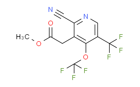 AM213625 | 1804299-19-1 | Methyl 2-cyano-4-(trifluoromethoxy)-5-(trifluoromethyl)pyridine-3-acetate
